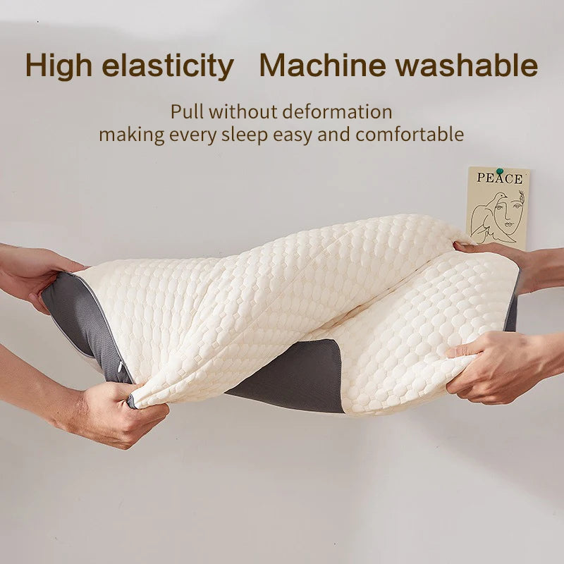 Cervical Orthopedic Neck Pillow – Adjustable Height Soybean Fiber Massage Pillow for Neck Pain Relief 3