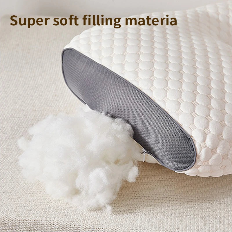 Cervical Orthopedic Neck Pillow – Adjustable Height Soybean Fiber Massage Pillow for Neck Pain Relief 4