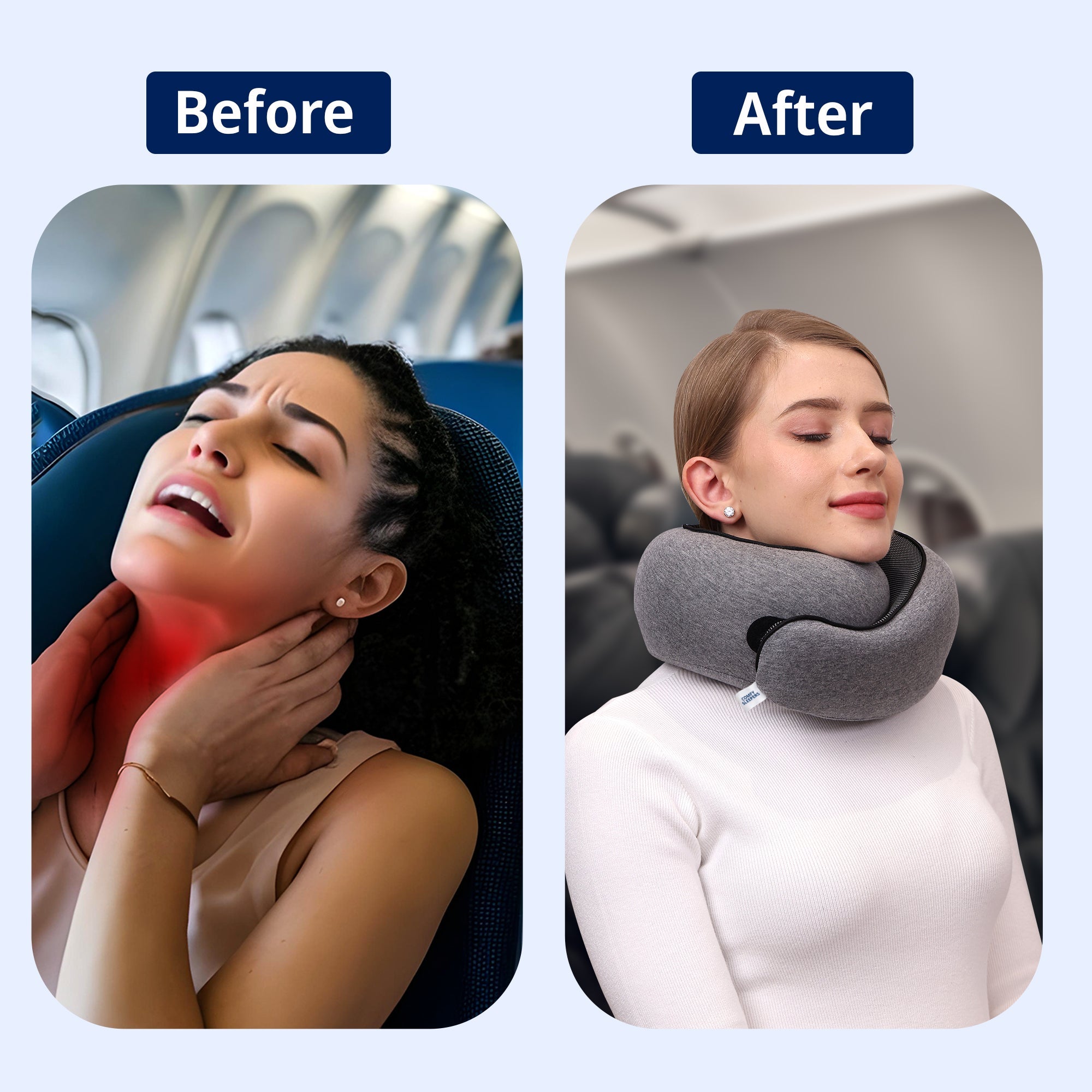 Ergonomic Travel Neck Pillow