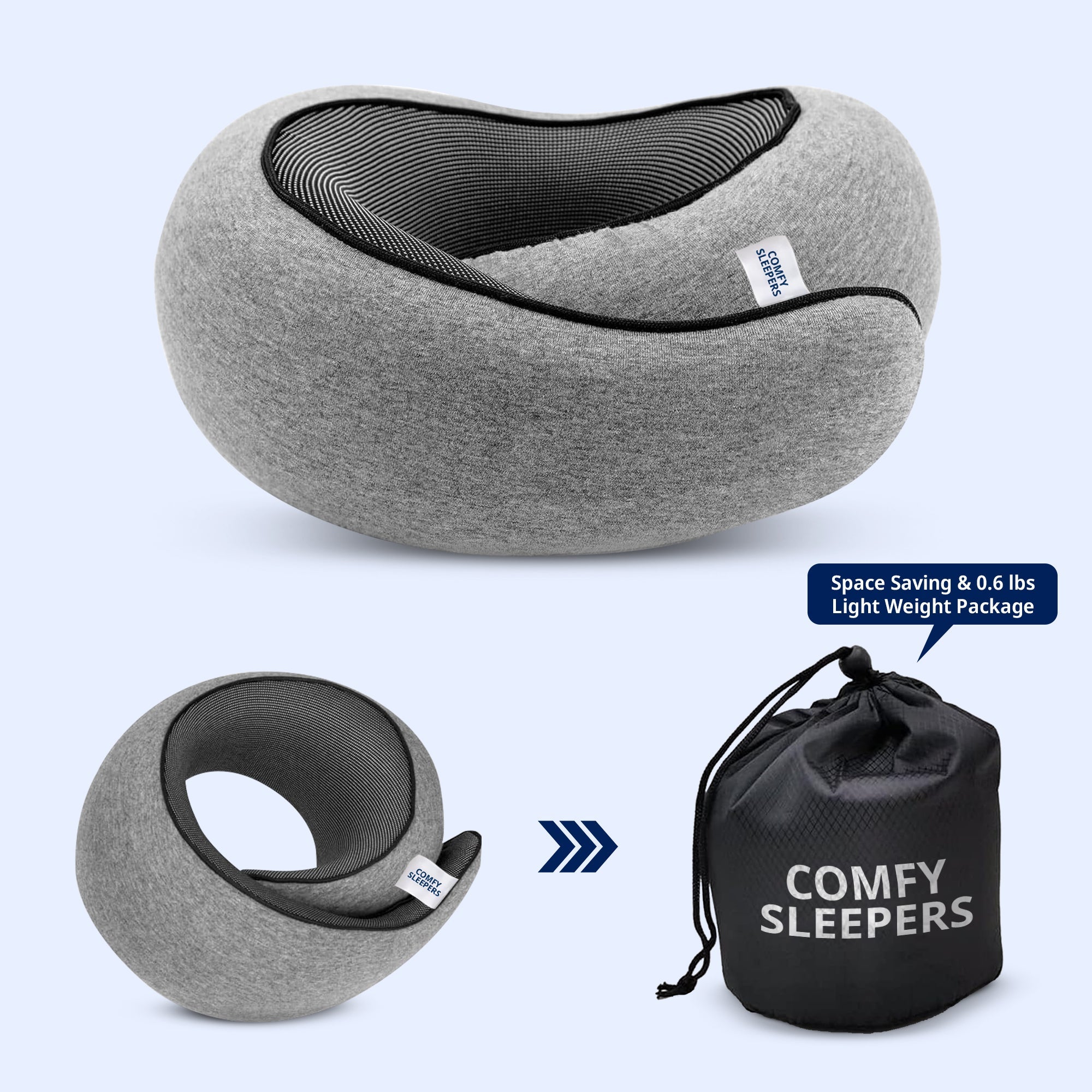 Ergonomic Travel Neck Pillow