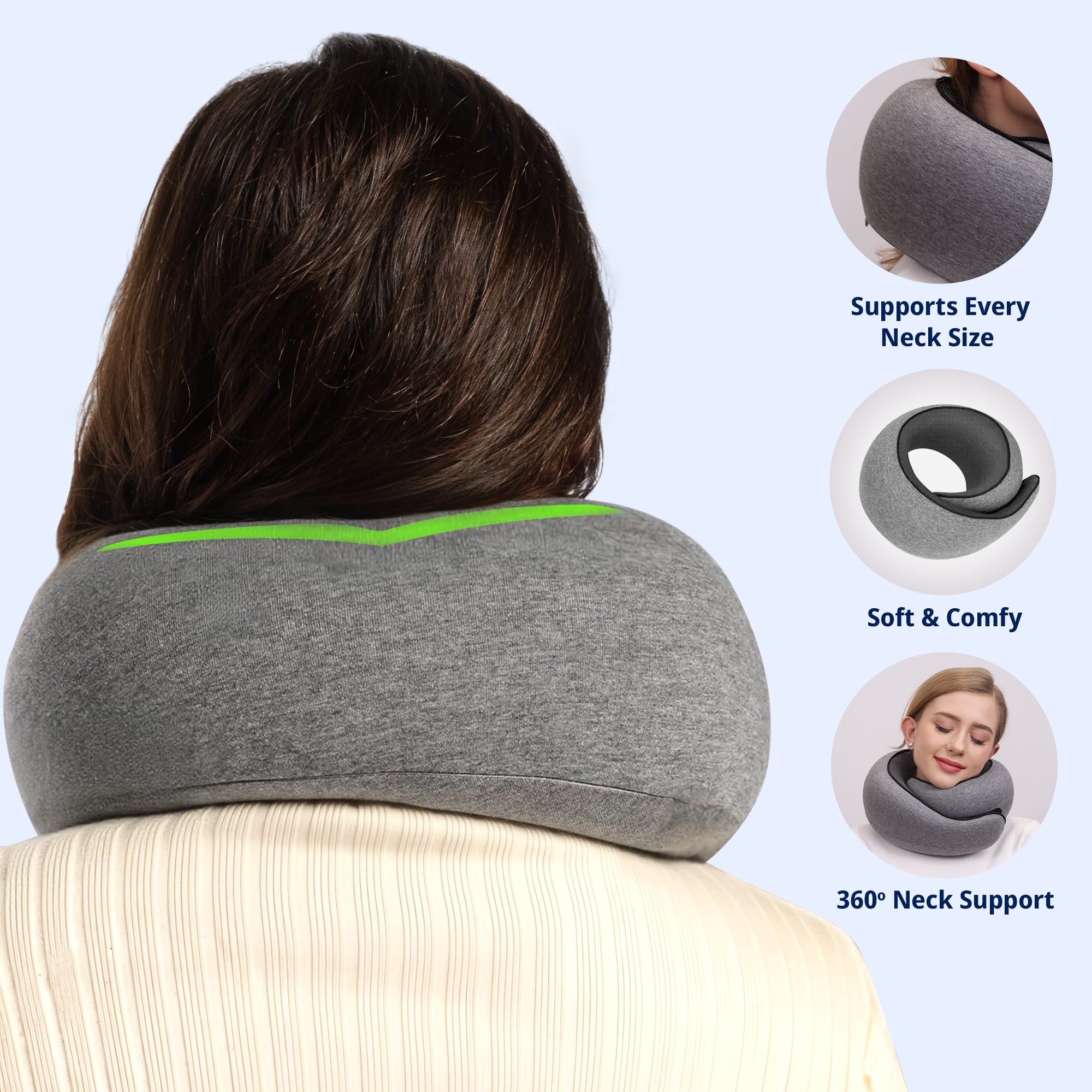 Ergonomic Travel Neck Pillow