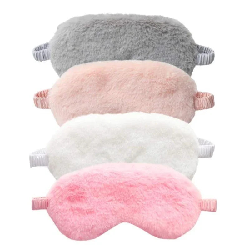 Plush Sleeping Mask for Comfort and Naps – Cute Love Cloud Design, Soft Eye Mask for Sleep and Travel 0