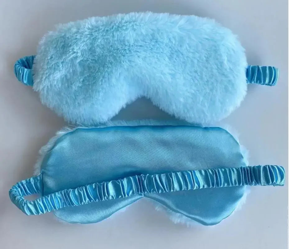 Plush Sleeping Mask for Comfort and Naps – Cute Love Cloud Design, Soft Eye Mask for Sleep and Travel 10