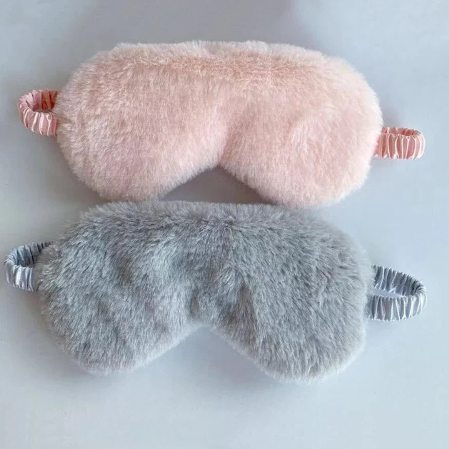Plush Sleeping Mask for Comfort and Naps – Cute Love Cloud Design, Soft Eye Mask for Sleep and Travel 2