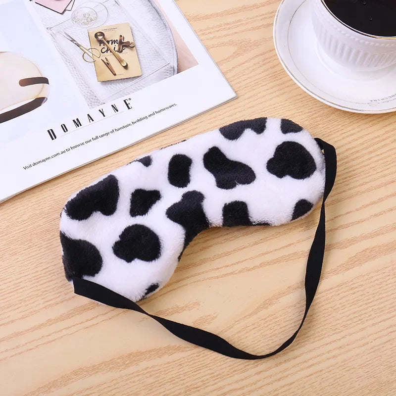 Plush Sleeping Mask for Comfort and Naps – Cute Love Cloud Design, Soft Eye Mask for Sleep and Travel 6