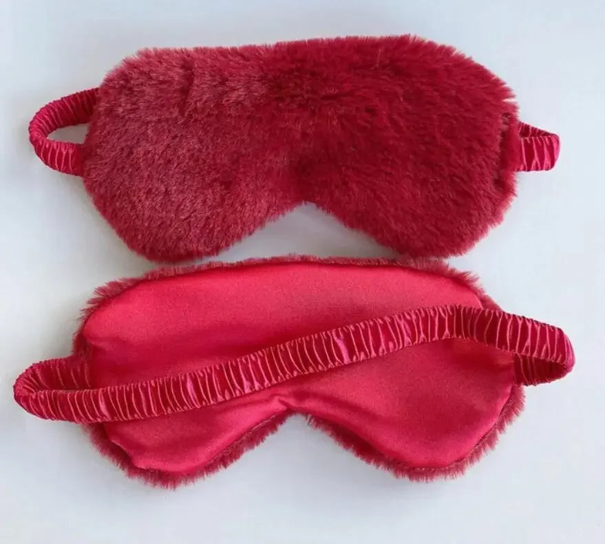 Plush Sleeping Mask for Comfort and Naps – Cute Love Cloud Design, Soft Eye Mask for Sleep and Travel 8